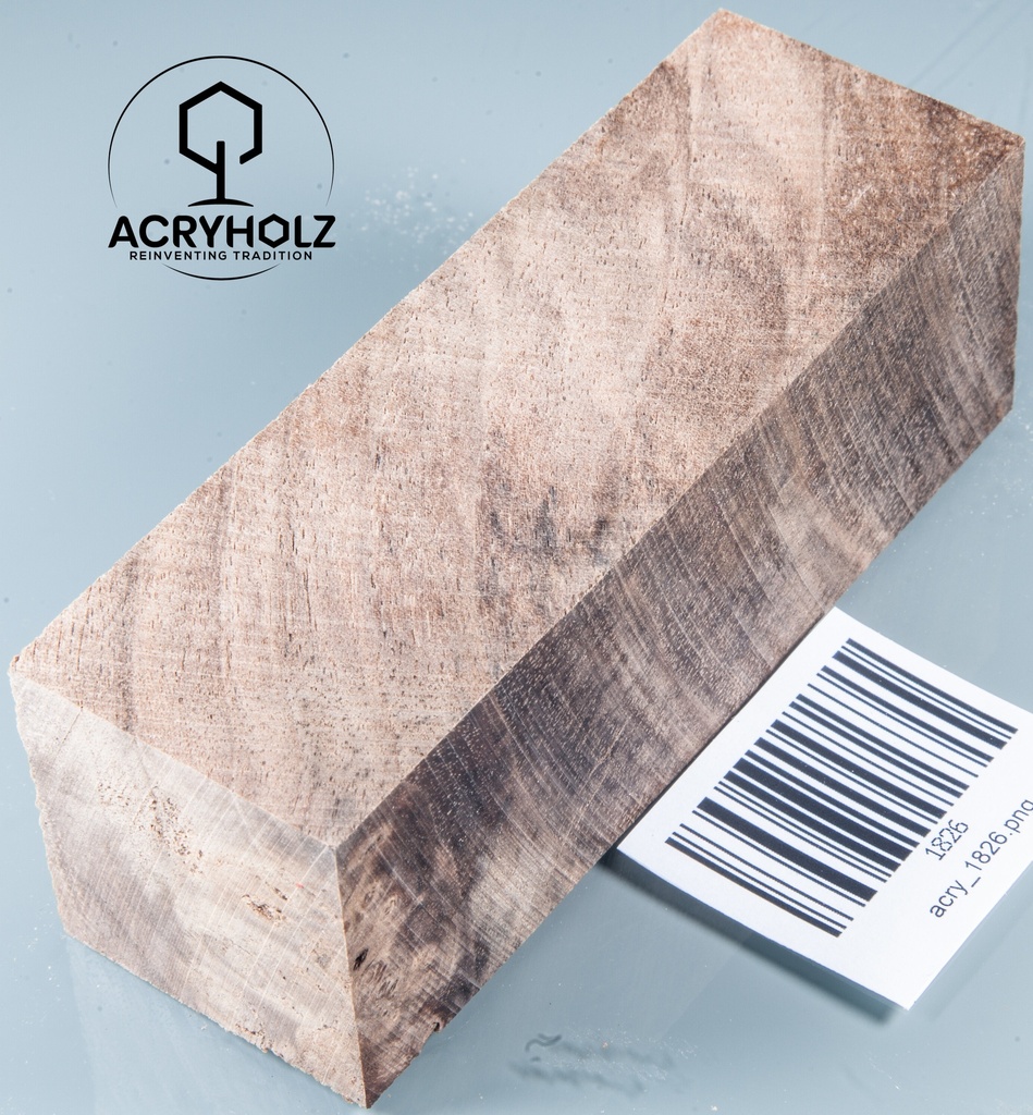 Walnuss Griffblock stabilisiert | 130x50x30 | plexiholz | 1349