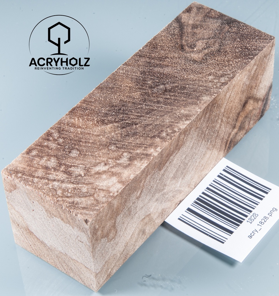 Walnuss Griffblock stabilisiert | 130x50x30 | plexiholz | 1349