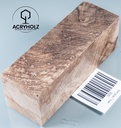Walnuss Griffblock stabilisiert | 130x50x30 | plexiholz | 1349