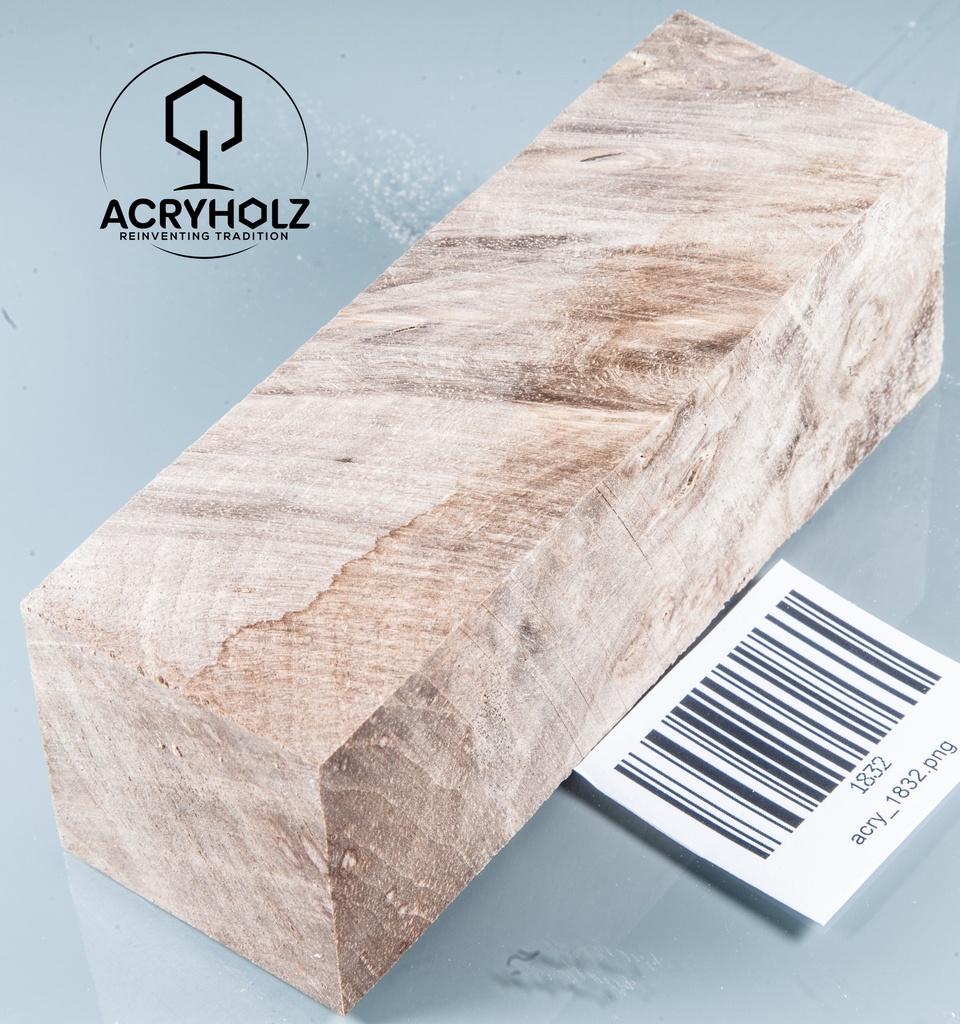 Walnuss Griffblock stabilisiert | 130x50x30 | plexiholz | 1349