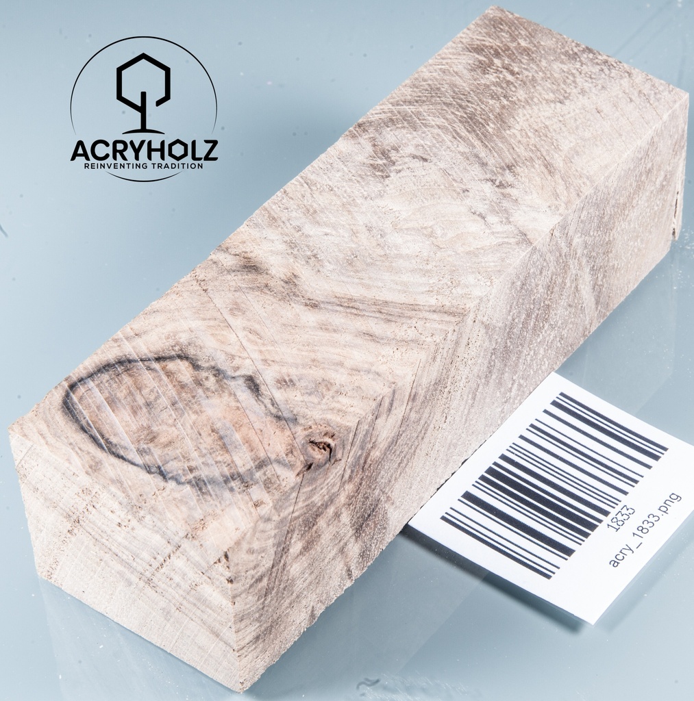 Walnuss Griffblock stabilisiert | 130x50x30 | plexiholz | 1349