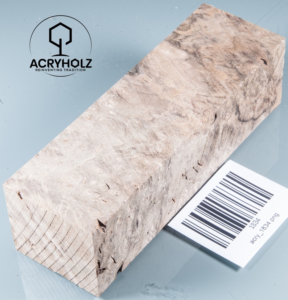 Walnuss Griffblock stabilisiert | 130x50x30 | plexiholz | 1349