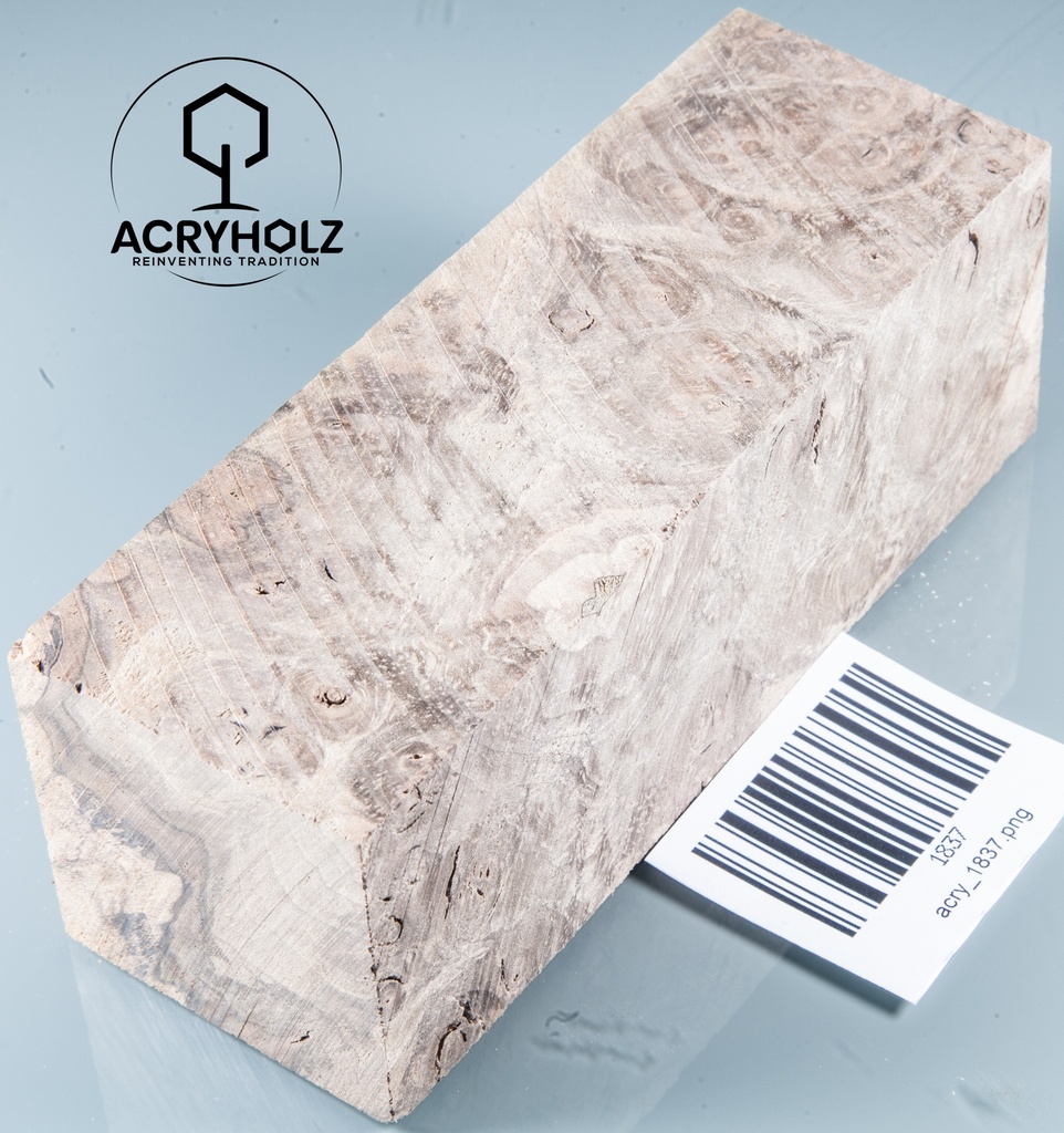 Walnuss Griffblock stabilisiert | 130x50x30 | plexiholz | 1349
