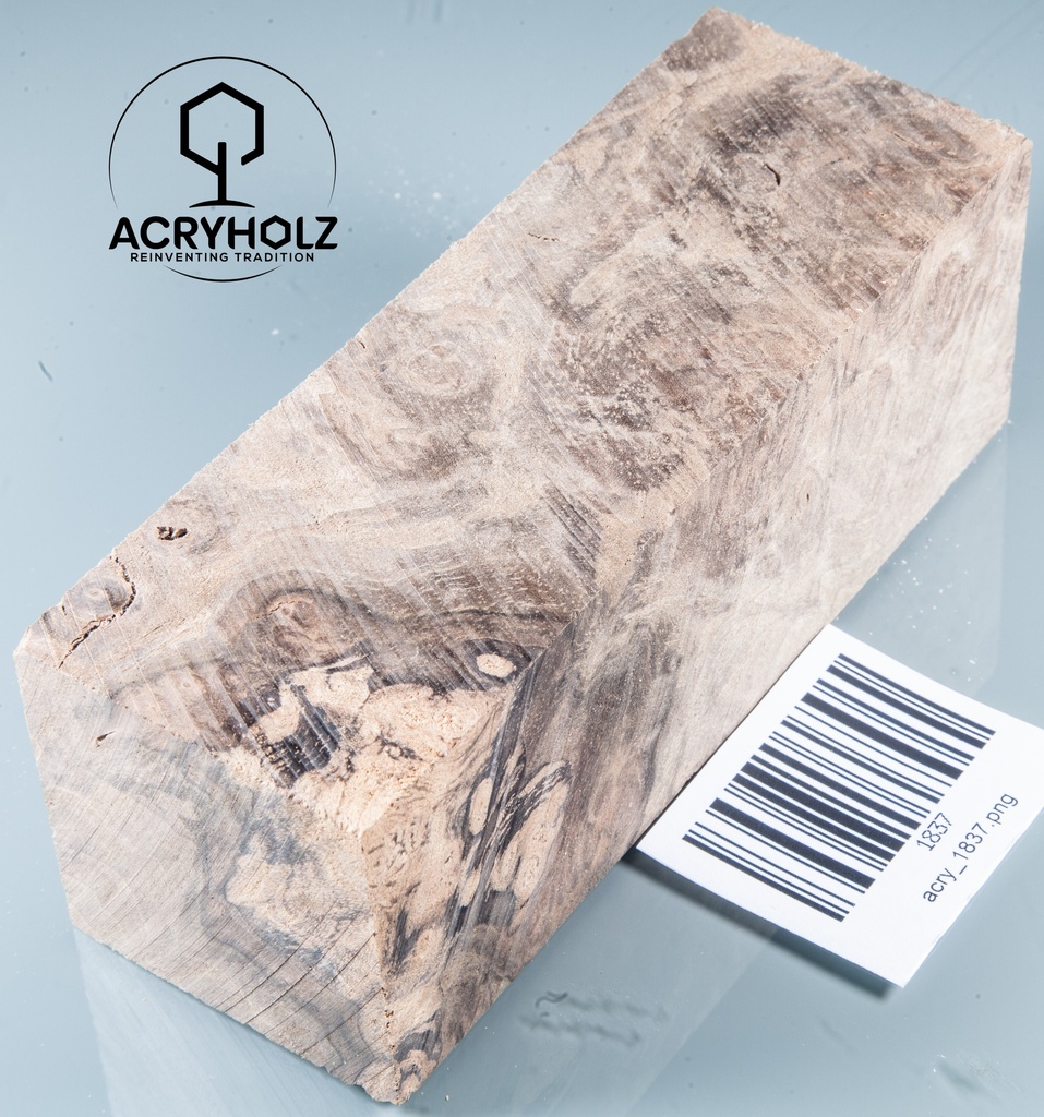 Walnuss Griffblock stabilisiert | 130x50x30 | plexiholz | 1349