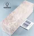 Walnuss Griffblock stabilisiert | 130x50x30 | plexiholz | 1349