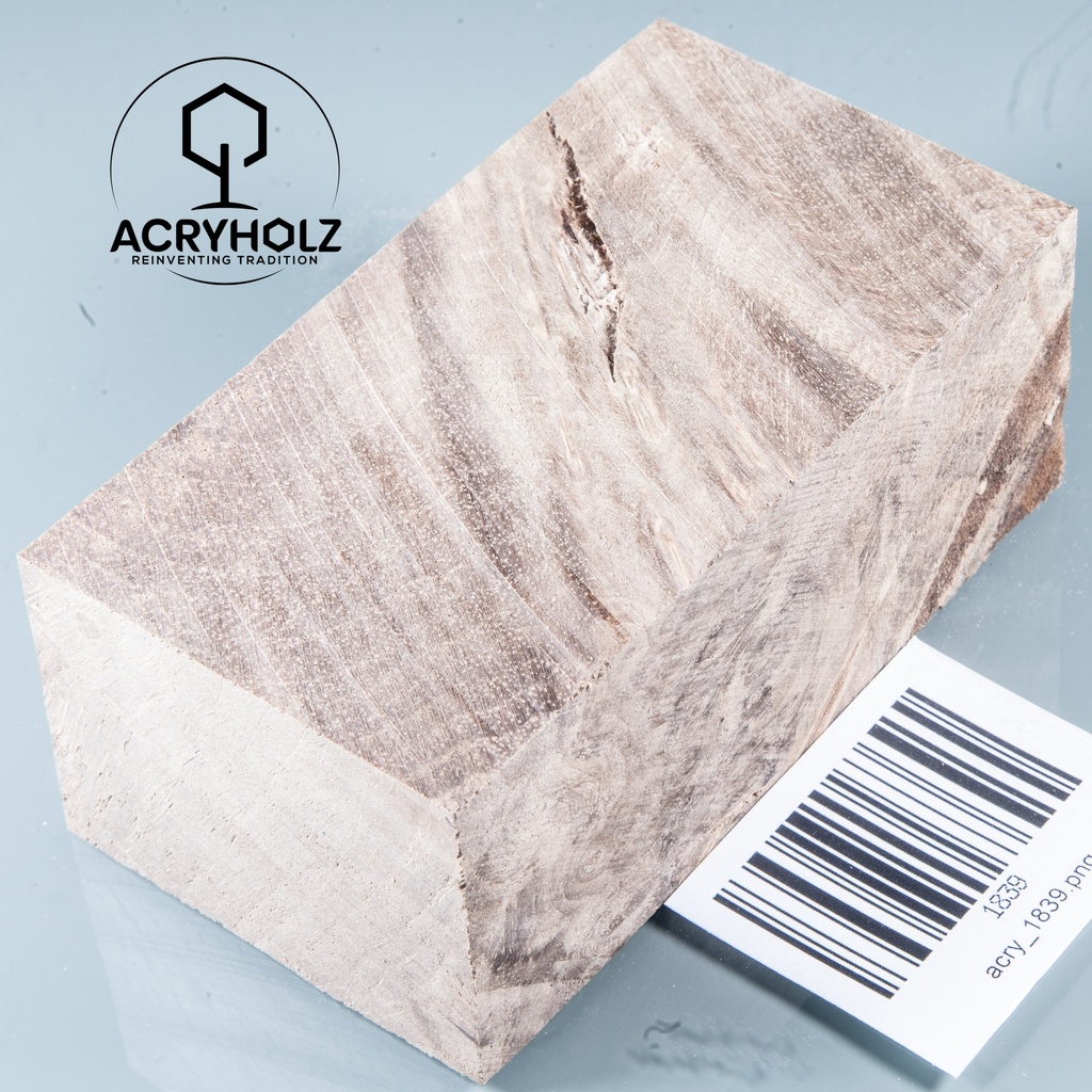 Walnuss Griffblock stabilisiert | 130x50x30 | plexiholz | 1349