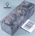 Pappel Maser stabilisiert Griffblock | 145x50x30 | plexiholz | Messergriff 0390