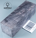 Pappel Maser stabilisiert Griffblock | 145x50x30 | plexiholz | Messergriff 0390