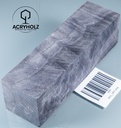 Pappel Maser stabilisiert Griffblock | 145x50x30 | plexiholz | Messergriff 0390
