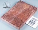 Kastanie Maser stabilisiert | 120x40x10 | plexiholz | buckeye schalenpaar 0713