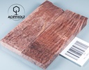 Kastanie Maser stabilisiert | 120x45x10 | acryholz | schalenpaar 1513