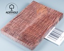 Kastanie Maser stabilisiert | 120x40x10 | plexiholz | buckeye schalenpaar 0713
