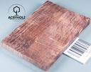 Kastanie Maser stabilisiert | 120x45x10 | acryholz | schalenpaar 1513