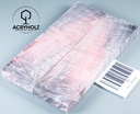 Kastanie Maser stabilisiert | 120x40x10 | plexiholz | buckeye schalenpaar 0713