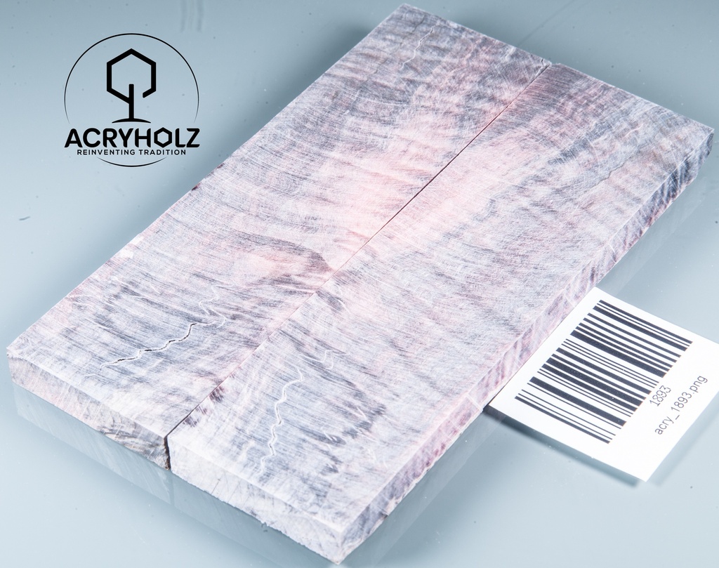 Kastanie Maser stabilisiert | 120x40x10 | plexiholz | buckeye schalenpaar 0713