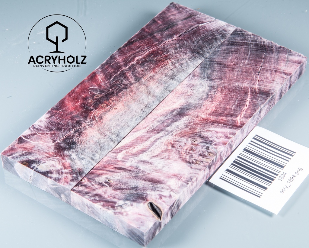 Kastanie Maser stabilisiert | 120x45x10 | acryholz | schalenpaar 1513