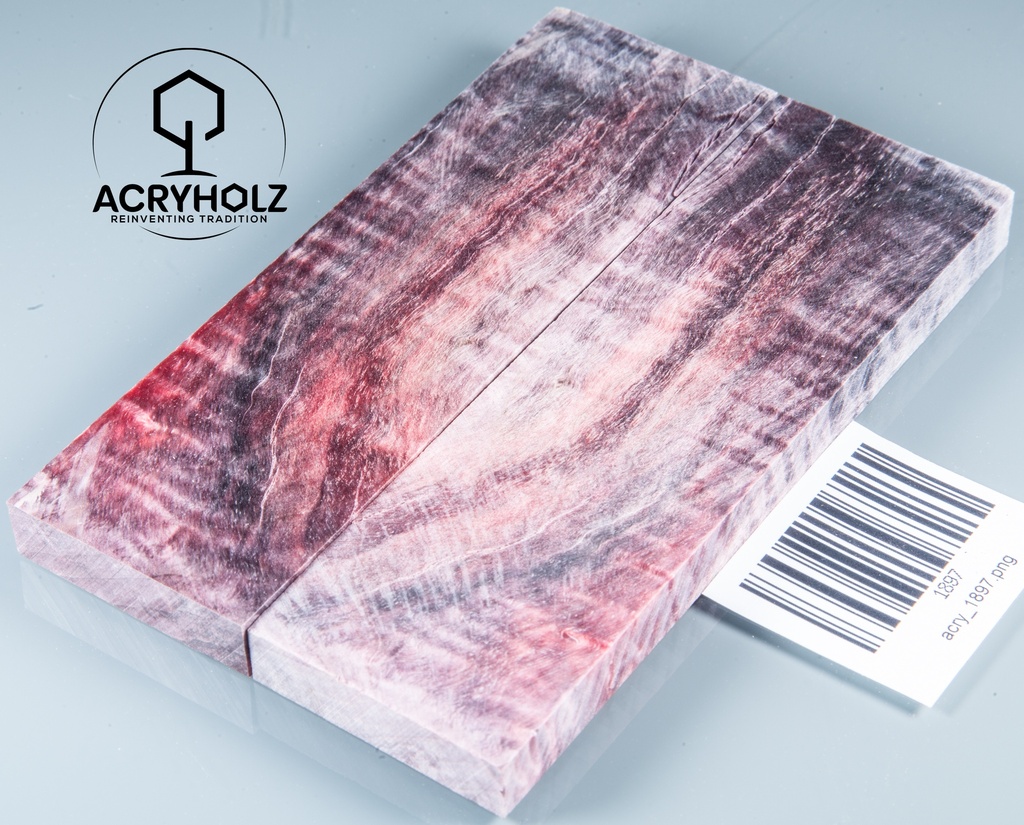 Kastanie Maser stabilisiert | 120x40x10 | plexiholz | buckeye schalenpaar 0713