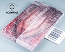 Kastanie Maser stabilisiert | 120x40x10 | plexiholz | buckeye schalenpaar 0713
