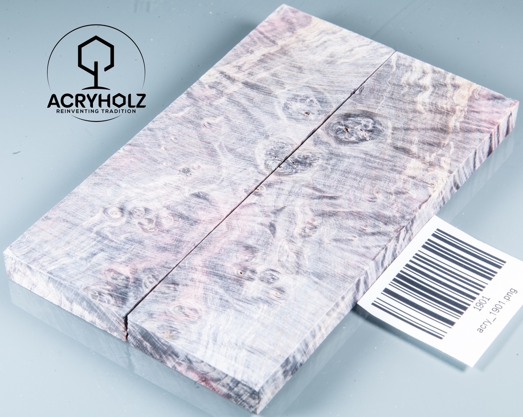 Kastanie Maser stabilisiert | 120x40x10 | plexiholz | buckeye schalenpaar 0713