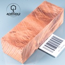 Pappel Maser stabilisiert Griffblock | 145x50x30 | plexiholz | Messergriff 0390