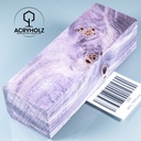 Pappel Maser stabilisiert Griffblock | 145x50x30 | plexiholz | Messergriff 0390