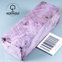 Pappel Maser stabilisiert Griffblock | 145x50x30 | plexiholz | Messergriff 0390