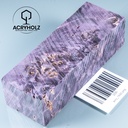 Pappel Maser stabilisiert Griffblock | 145x50x30 | plexiholz | Messergriff 0390