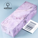 Pappel Maser stabilisiert Griffblock | 145x50x30 | plexiholz | Messergriff 0390