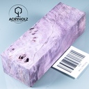 Pappel Maser stabilisiert Griffblock | 145x50x30 | plexiholz | Messergriff 0390