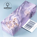 Pappel Maser stabilisiert Griffblock | 145x50x30 | plexiholz | Messergriff 0390