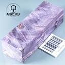 Pappel Maser stabilisiert Griffblock | 145x50x30 | plexiholz | Messergriff 0390