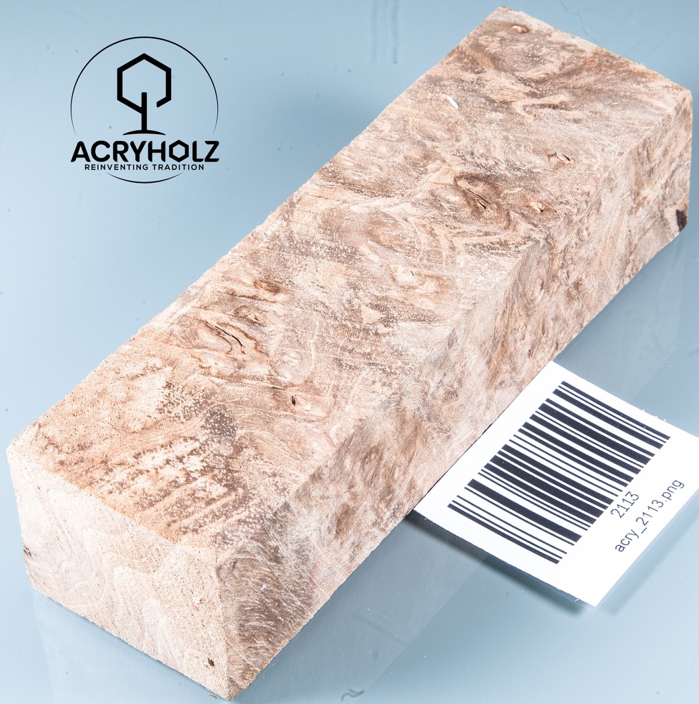 Walnuss Griffblock stabilisiert | 130x50x30 | plexiholz | 1349