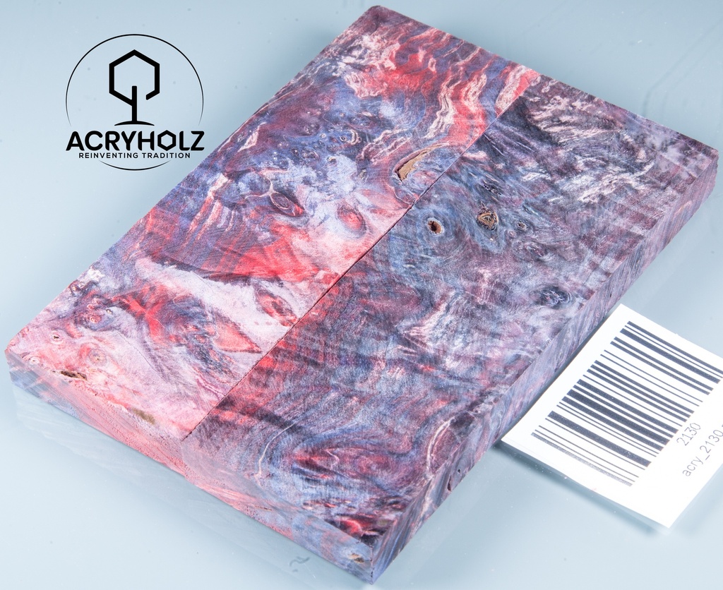 Kastanie Maser stabilisiert | 120x45x10 | acryholz | schalenpaar 1513