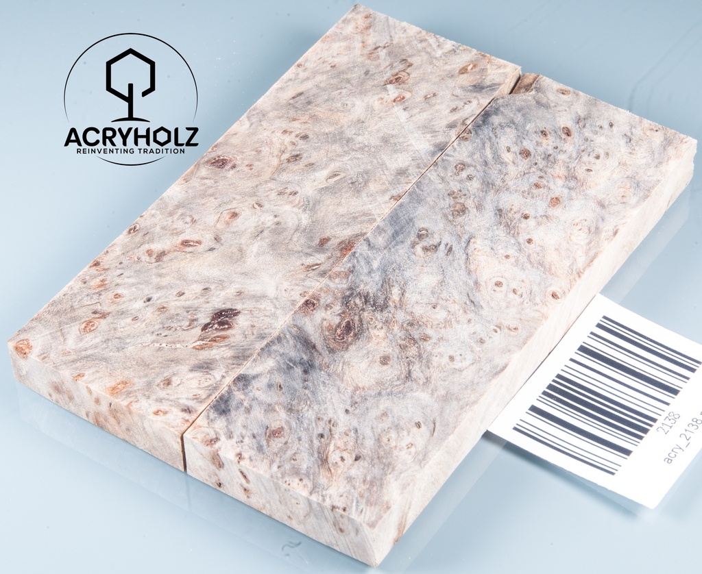 Kastanie Maser stabilisiert | 120x45x10 | acryholz | schalenpaar 1513