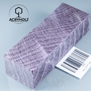 Esche Maser Griffblock stabilisiert | 140x40x30 | plexiholz | 0328