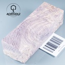 Esche Maser Griffblock stabilisiert | 140x40x30 | plexiholz | 0328