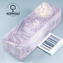 Esche Maser Griffblock stabilisiert | 140x40x30 | plexiholz | 0328