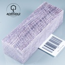 Esche Maser Griffblock stabilisiert | 140x40x30 | plexiholz | 0328