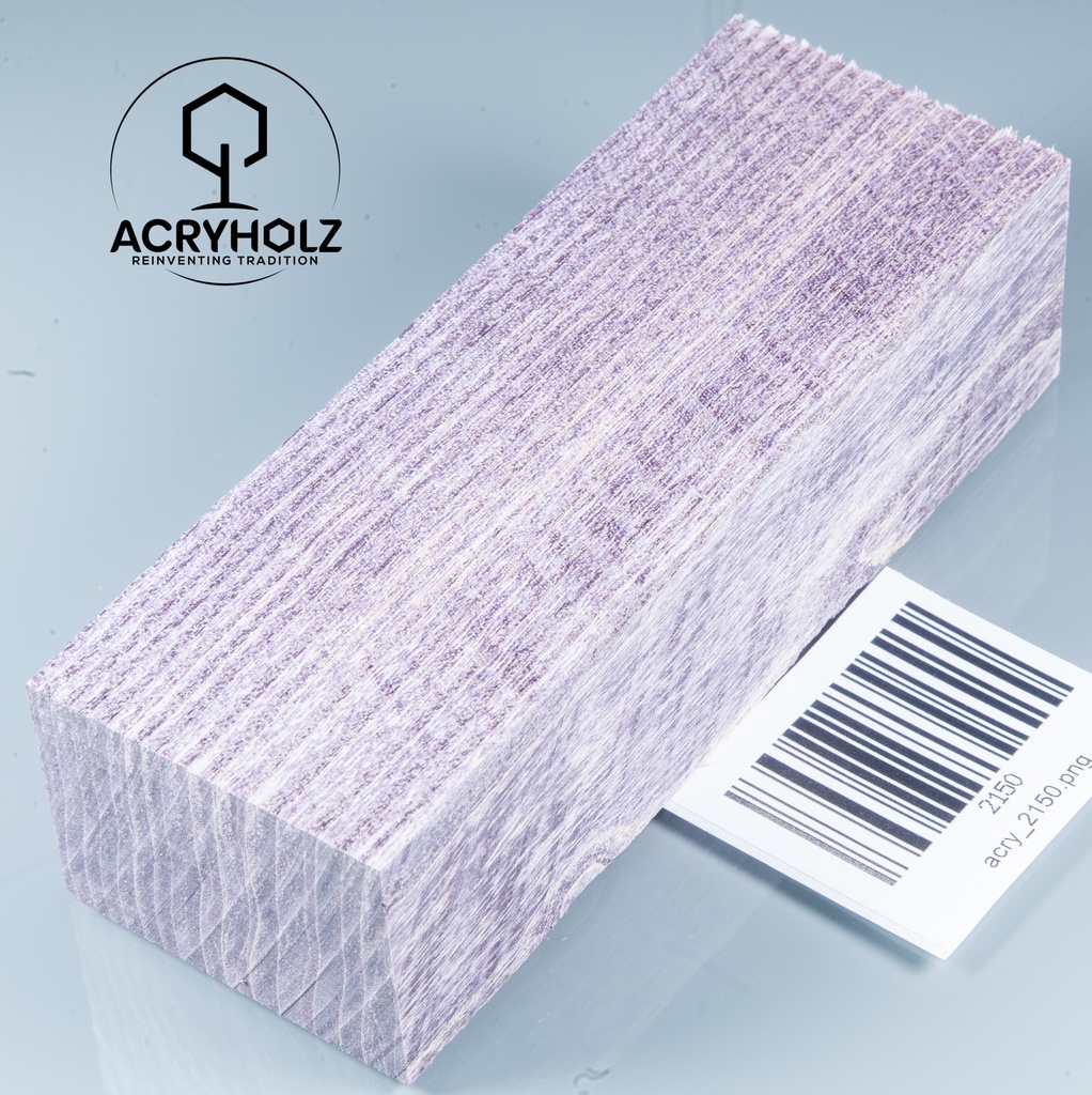 Esche Maser Griffblock stabilisiert | 140x40x30 | plexiholz | 0328