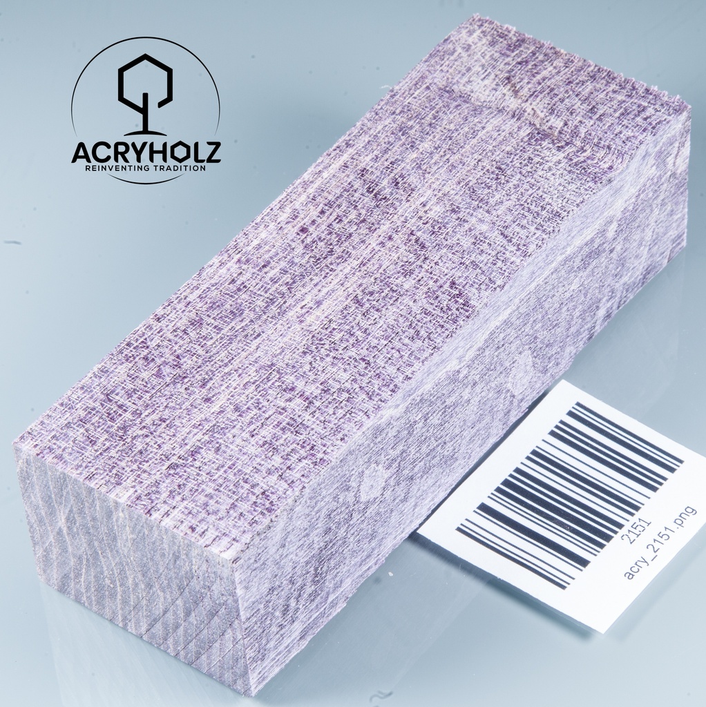 Esche Maser Griffblock stabilisiert | 140x40x30 | plexiholz | 0328