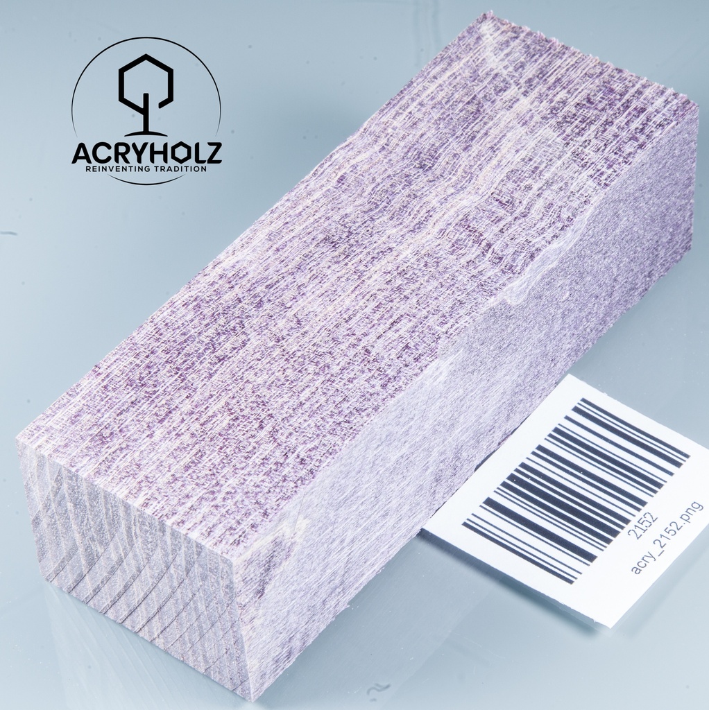 Esche Maser Griffblock stabilisiert | 140x40x30 | plexiholz | 0328