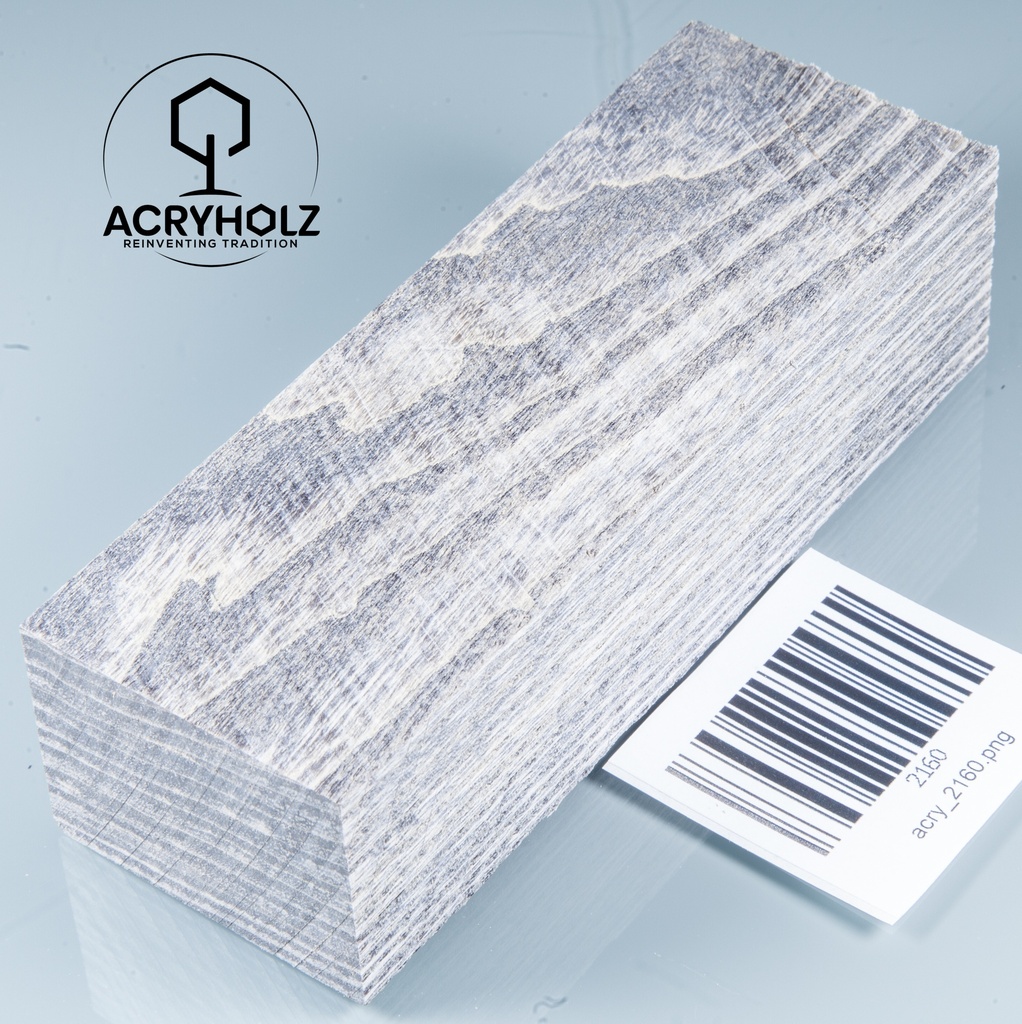 Esche Maser Griffblock stabilisiert | 140x40x30 | plexiholz | 0328