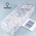 Esche Maser Griffblock stabilisiert | 140x40x30 | plexiholz | 0328