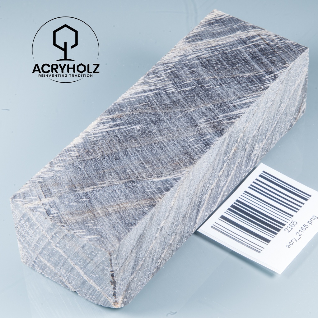 Esche Maser Griffblock stabilisiert | 140x40x30 | plexiholz | 0328