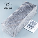 Esche Maser Griffblock stabilisiert | 140x40x30 | plexiholz | 0328