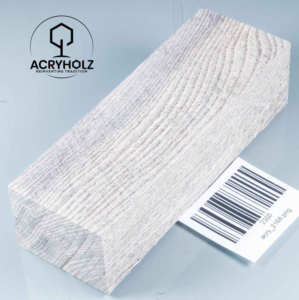 Esche Maser Griffblock stabilisiert | 140x40x30 | plexiholz | 0328