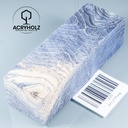 Esche Maser Griffblock stabilisiert | 140x40x30 | plexiholz | 0328