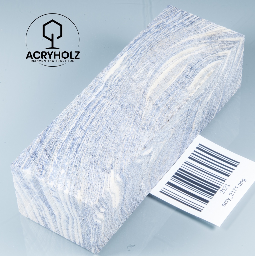 Esche Maser Griffblock stabilisiert | 140x40x30 | plexiholz | 0328