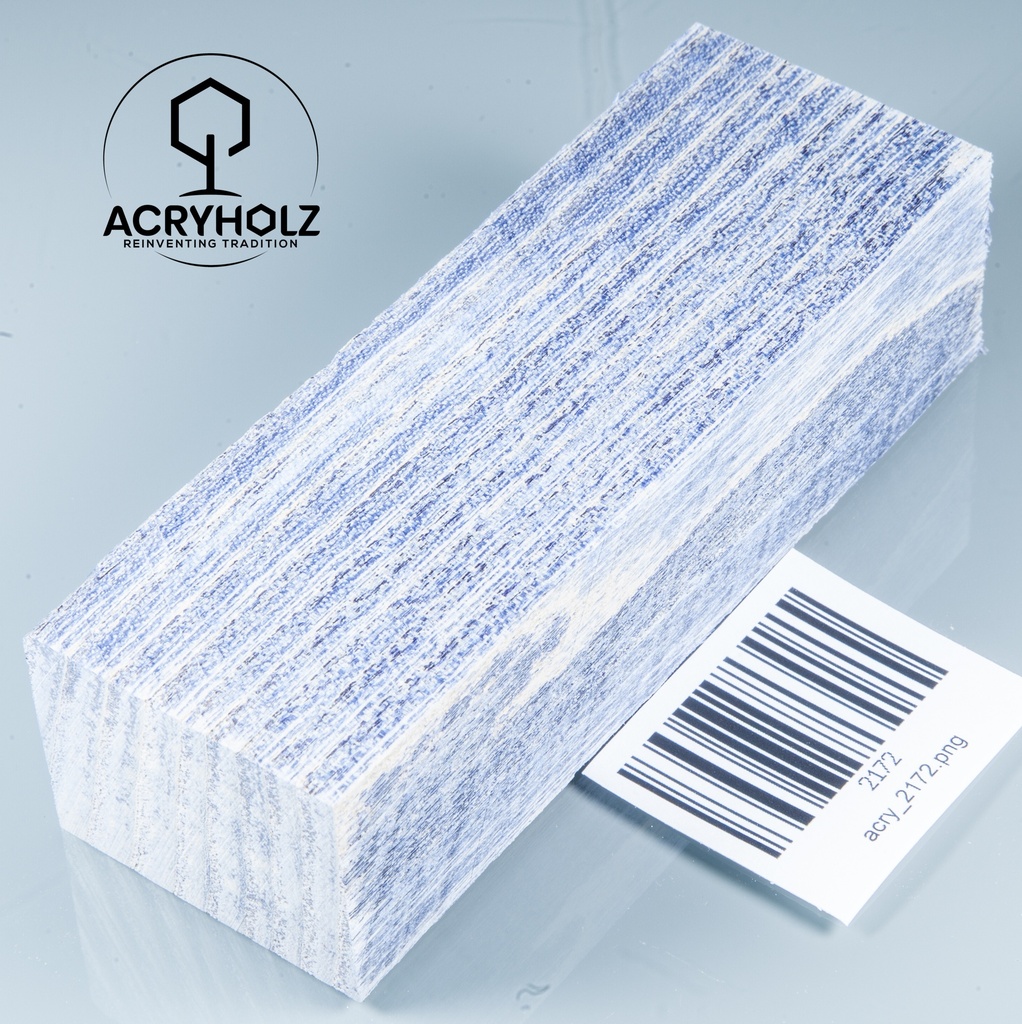 Esche Maser Griffblock stabilisiert | 140x40x30 | plexiholz | 0328