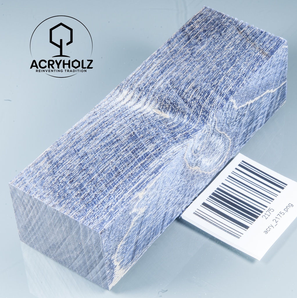 Esche Maser Griffblock stabilisiert | 140x40x30 | plexiholz | 0328